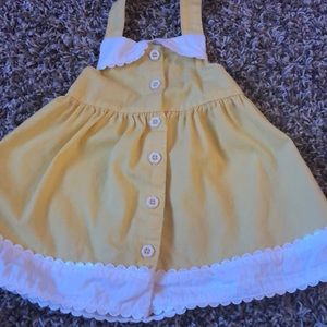 Gymboree yellow halter top dress, vintage vibes 🤗